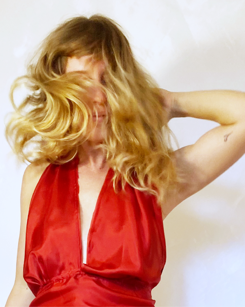 The silk halter top