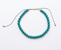 turquoise glass bead necklace